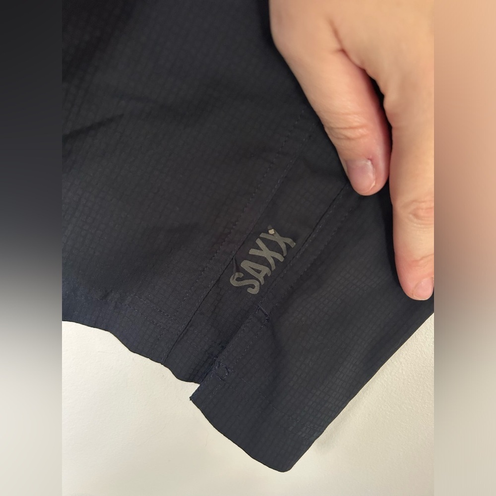 Saax Mens Black Kinetic Train 2N1 Lined Gym Ballpark Pouch Shorts Size Medium - Picture 3 of 8